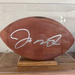 75th NFL Anniversary Football signed By Joe Montana 