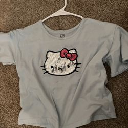 hello kitty sequence shirt size 12 girls kids 