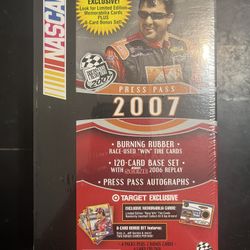 2007 Press Pass NASCAR Target Exclusive Blaster Box