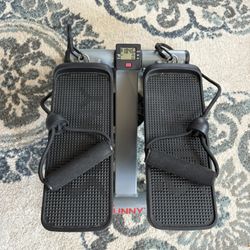 Exercising step machine 