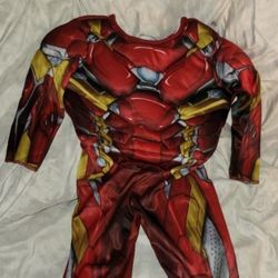 Halloween Costume Youth Kids Child Boys Girls Iron Man Marvel Size 2 Toddler 