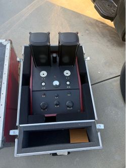 Vintage Moth Amplifier in real movie set case