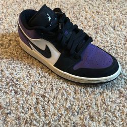 Jordan 1 Lows Court Purple