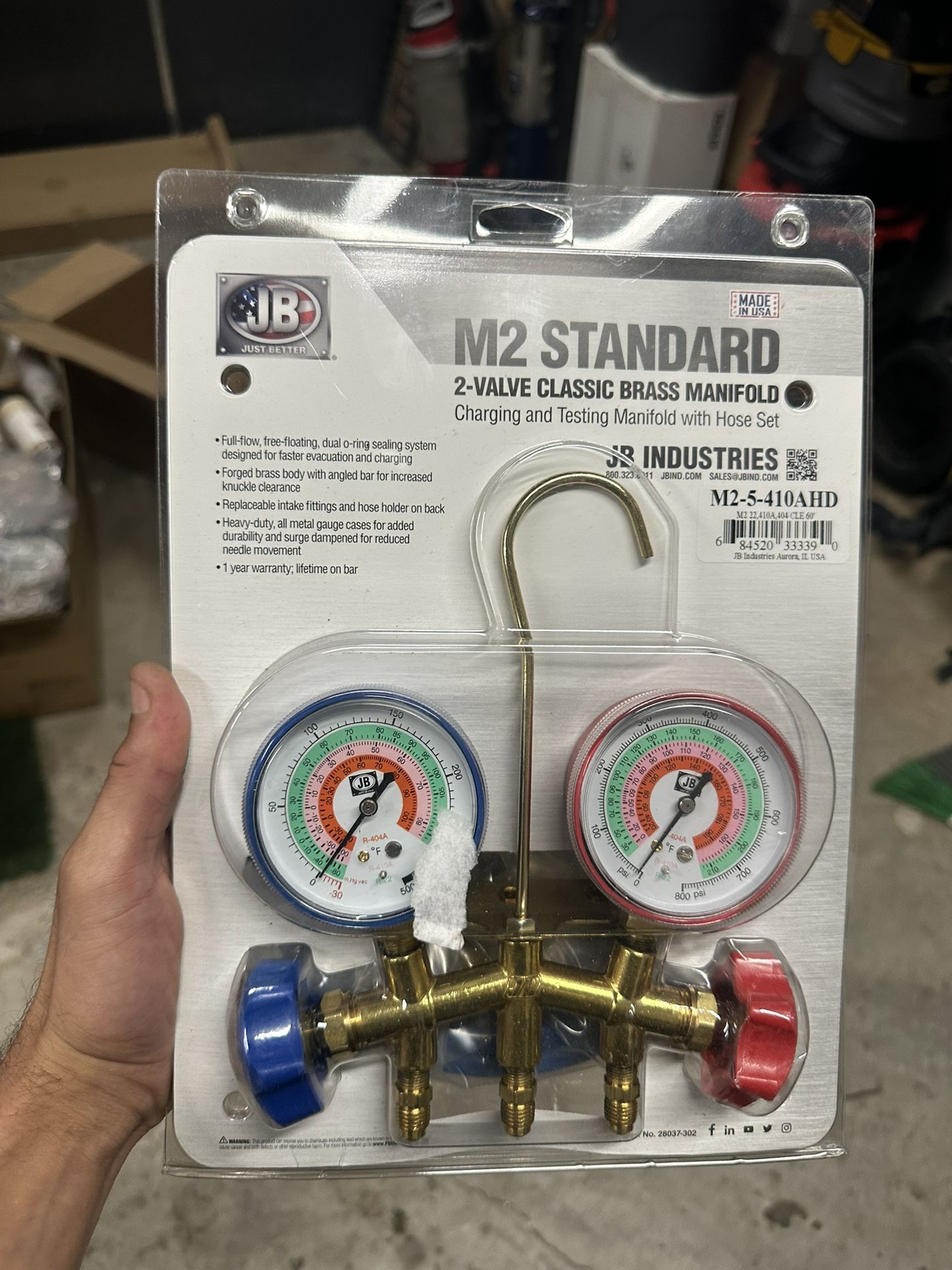 JB Industries Manofild Gauges