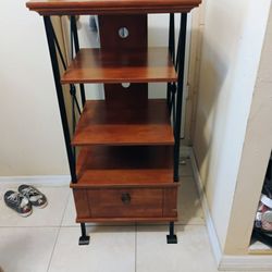 TV stand storage shelving