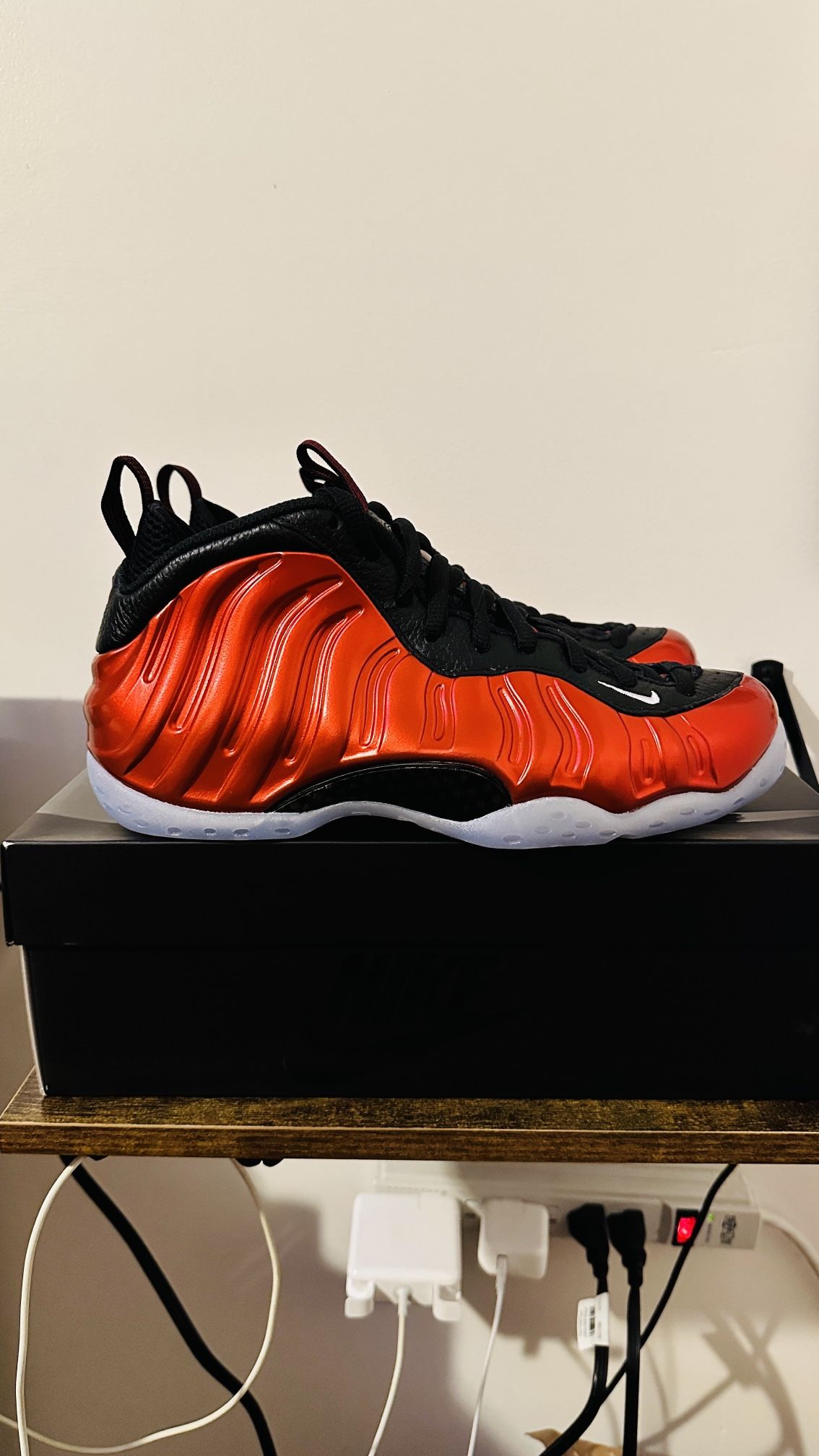 Size 9 - Nike Air Foamposite One 2023 Metallic Red
