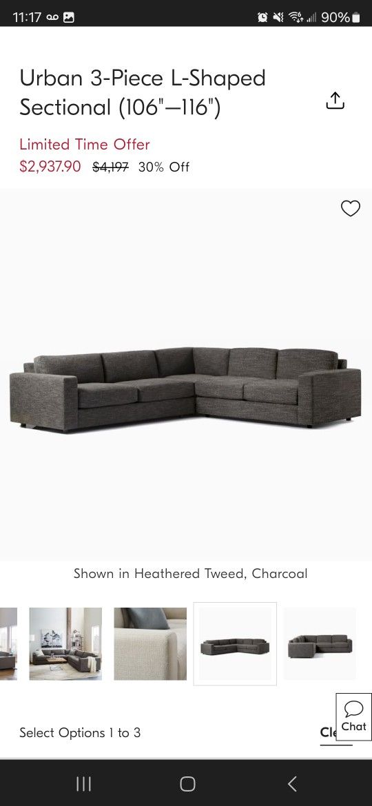 Urban Sectional Sofa West Elm