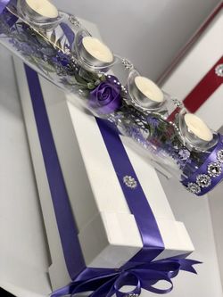 VOTIVE CANDLES CENTERPIECES WITH GIFT 🎁