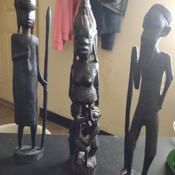 Wooden African Statues