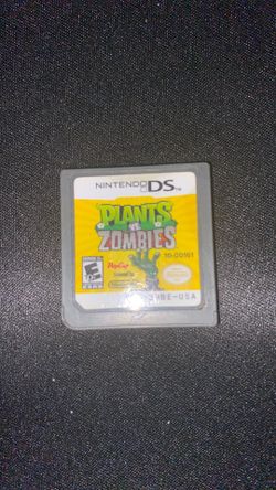 Plants Vs Zombies Nintendo DS