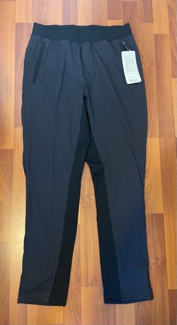 Men's Lululemon Great Wall Black Pant - Size Large
