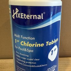 External 1” Chlorine Tablets 2 Lbs For Pool & Spa 