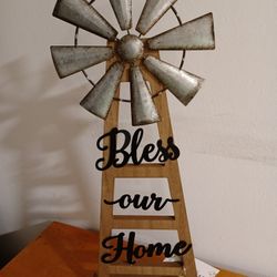 Farmhouse Mill Ornament 13in