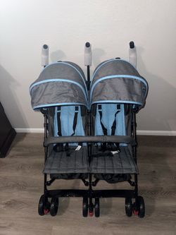 Dream On Me Lightweight Side-by-Side Double Stroller