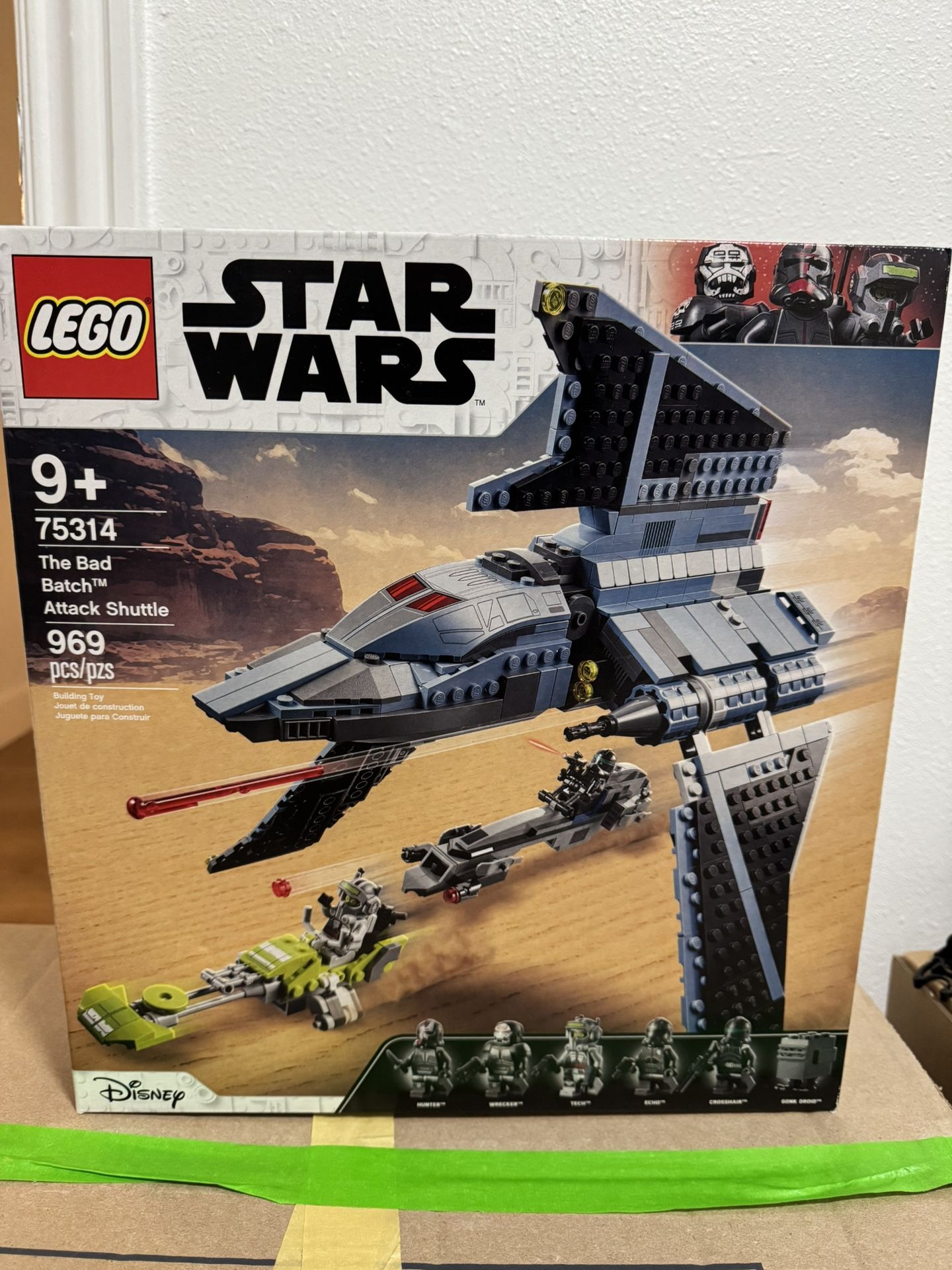 Star Wars The Bad Batch Attack Shuttle #75314 RETIRED