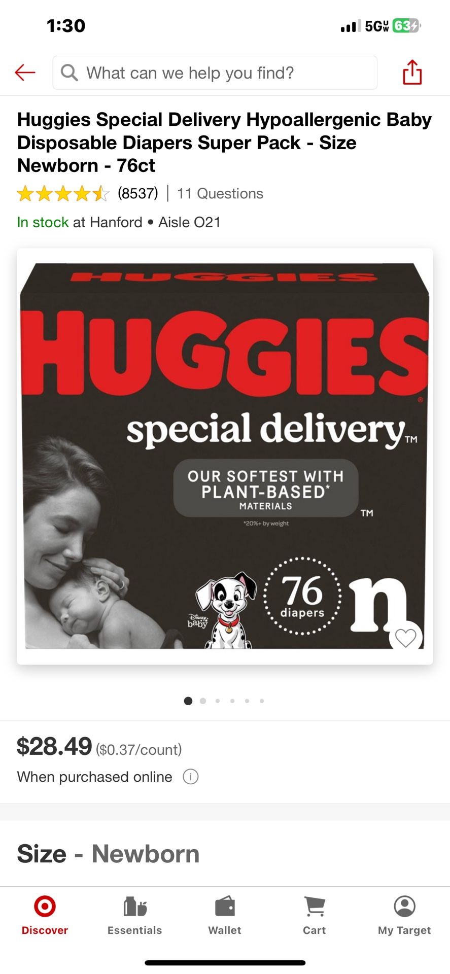 Huggies Diapers and Wipes 