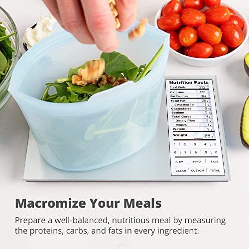 Greater Goods Nutrition Food Scale, Perfect for Weighing Nutritional Meals, Calculating Food Facts,