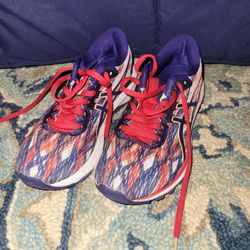 ASICS gt 1000 womens SIZE 6 Blue Red White
