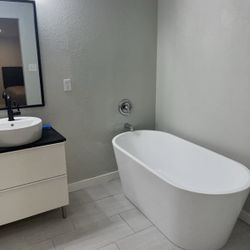Fiberglass Freestand Bathtub