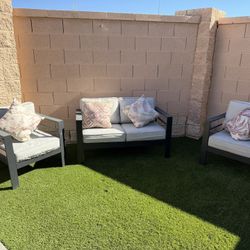 Patio Set With Fire Pit 