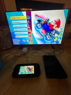 Nintendo Wii U 32GB Deluxe Black Bundle - 11 Games (Zelda, Mario, Smash Bros)