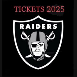 2025 Raiders tickets 