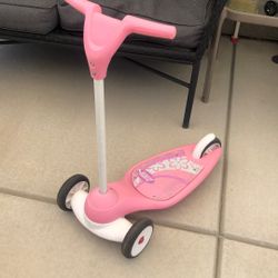 Pink Radio Flyer Scooter