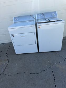Washer and dryer unknown condition