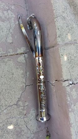 Chrome 4 Stage FGAW Trumpet Exhaust