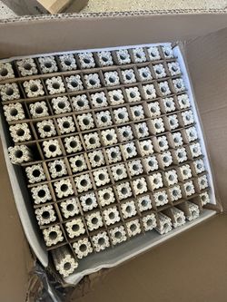 Brand New Aquarium 6inch Filter Media 100pcs High Density Gray Ceramic Bar