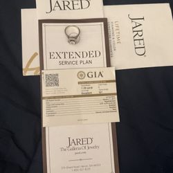 1.20 Carat Center Stone Diamond Wedding Ring 