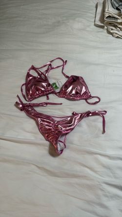 Metallic Pink Bikini