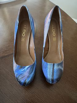 Blue Colorful Heels 
