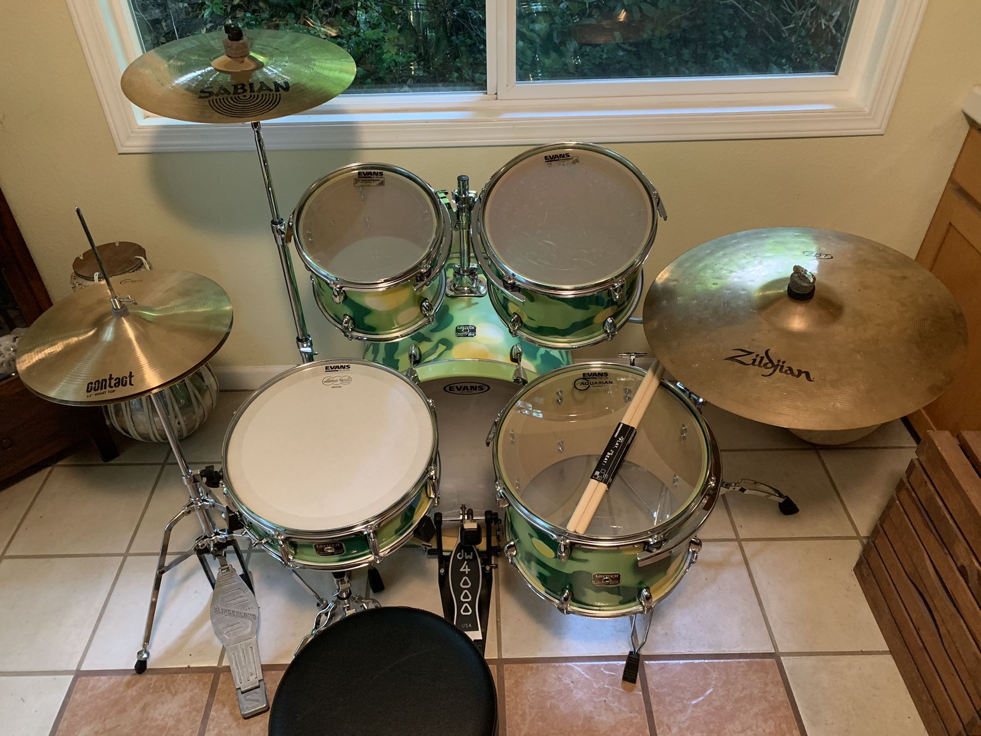 Gretsch Catalina Birch Drum Set, Cymbals