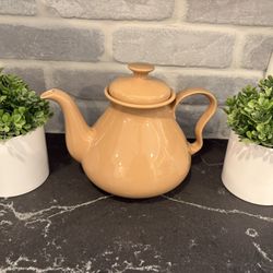 Tan Porcelain Tea Pot - Tea Party - Simi Valley 
