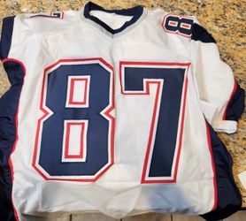 New signed/ stitched New England Patriots Gronkowski #87 jersey with authentication
