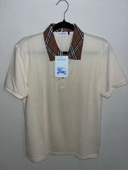 Burberry creme polo