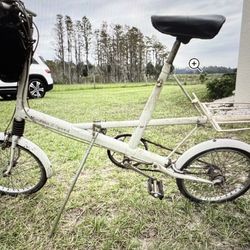 Vintage 1964 Moulton Compact Bicycle, Front & Rear Suspension, 4 Speed 