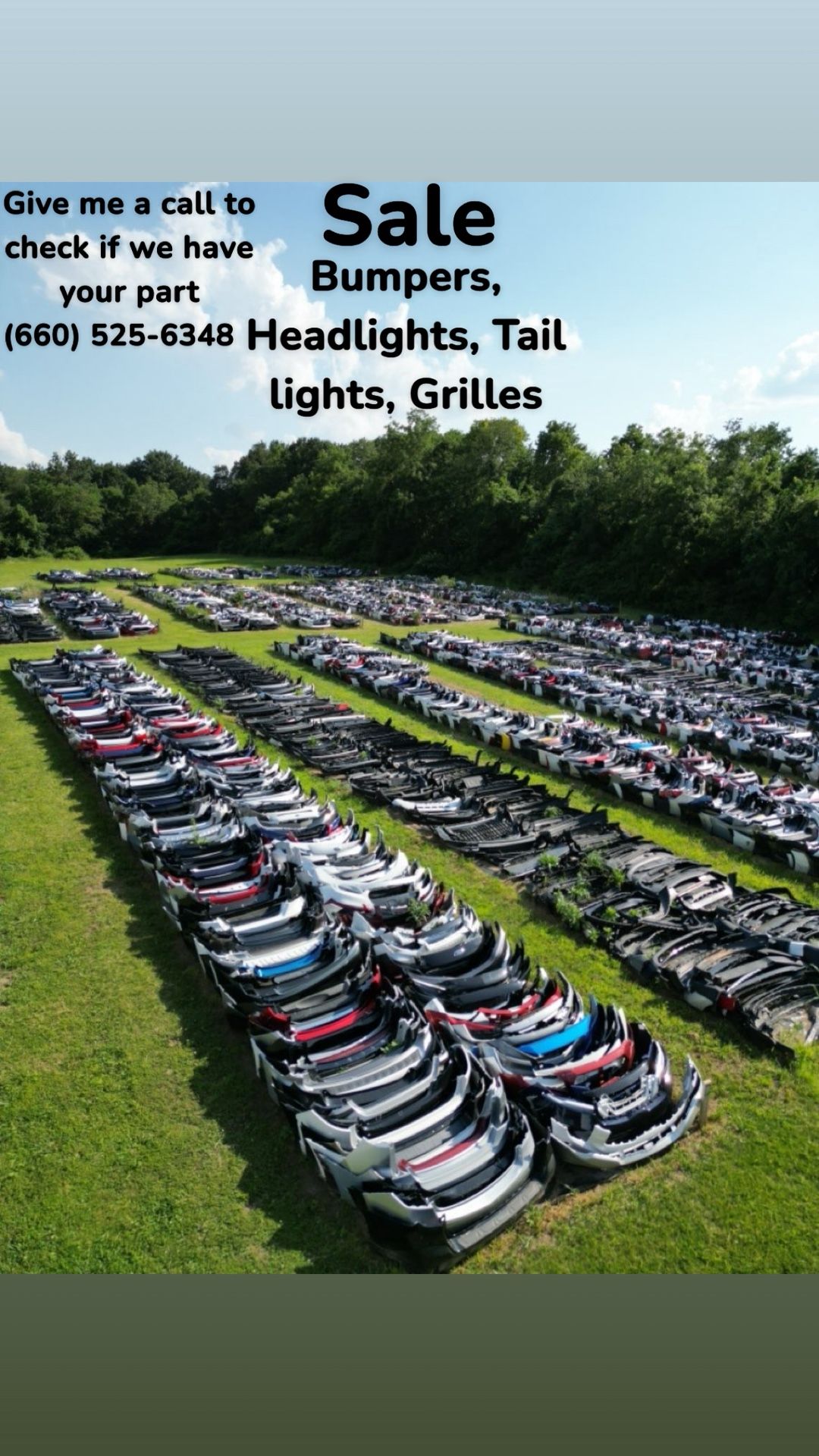 Used Parts For Sale • Bumpers • Headlights • Tail Lights • Grilles