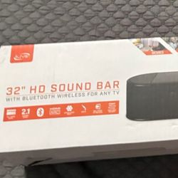 New 32” HD 2.1 Soundbar with Bluetooth & Dolby Audio