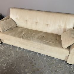 Futon Style Sofa With Storage 