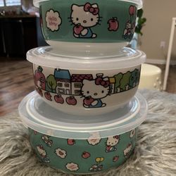 Hello Kitty Tupperware Set (2)