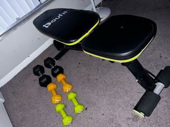 Bench press with Dumbbell.