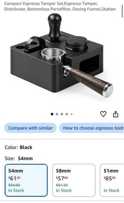 Espresso Accessories Kit with Station NEW