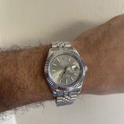 SilverAutomatic Sub Watch 