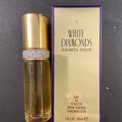 NEW Elizabeth Taylor White Diamonds Perfume, Eau de Toilette Spray, 1.0 oz