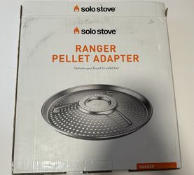 Solo Stove Ranger Pellet Adapter | Accessory for Outdoor Fire Pit Ranger, Extension for Burning Pellets, Safe Burning, Stainless Steel, Diameter: 13.1