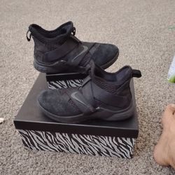 LeBron James Black Suede High Top Size 9.5