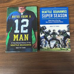 Seattle Seahawk Books  By Mark Tye Turner