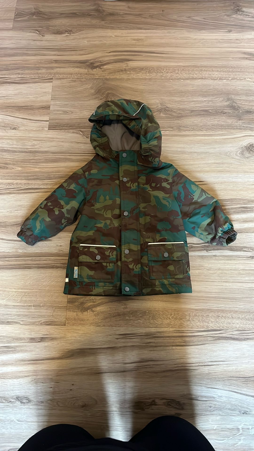 Toddler Fleece Lined Rain Coat 